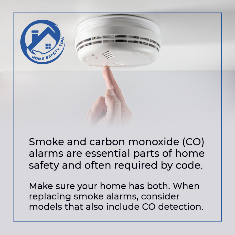 You need both carbon monoxide and smoke alarms